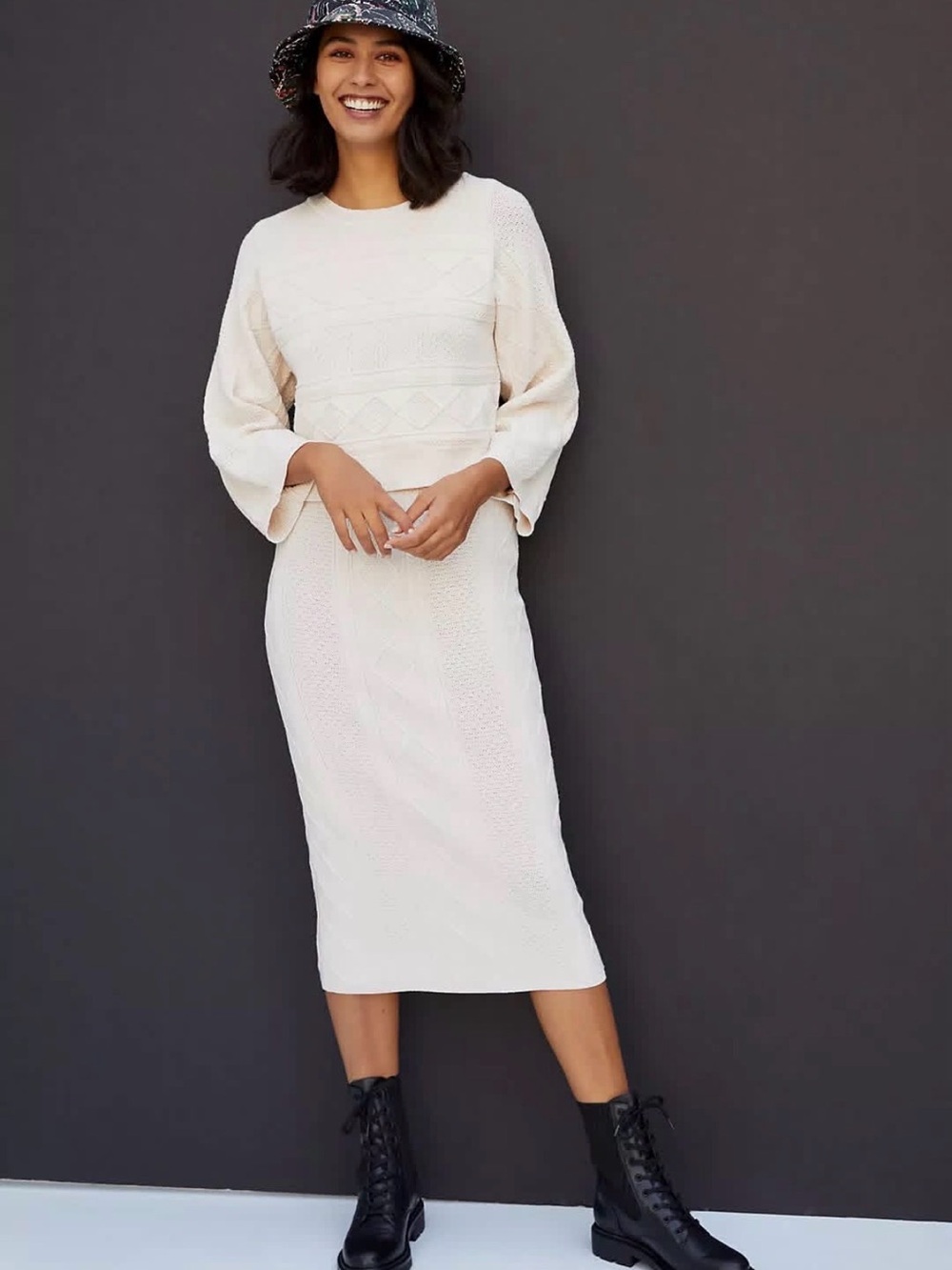 NWT Current Air Hayden Sweater Midi Dress Sz Small